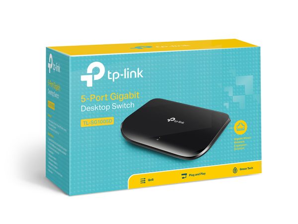 TP-LINK Switch de bureau 5 ports Gigabit TL-SG1005D – Image 2