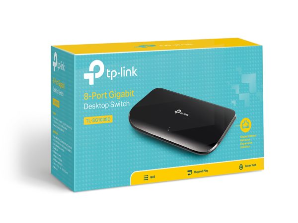 TP-LINK TL-SG1008D Switch 8 ports 10/100/1000 Mbps