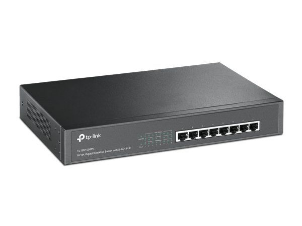 TP-LINK TL-SG1008PE Switch 8 ports Gigabit 10/100/1000 Mbps PoE/PoE+ – Image 4