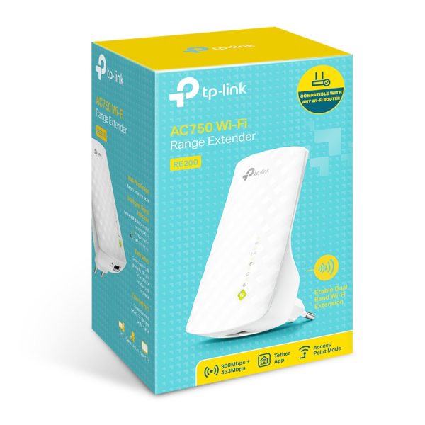 TP-Link RE200 - Répéteur Wifi AC750